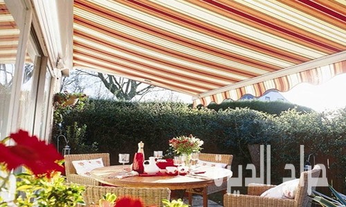 تركيب مظلات متحركة كهربائية للمقاهي في الرياض