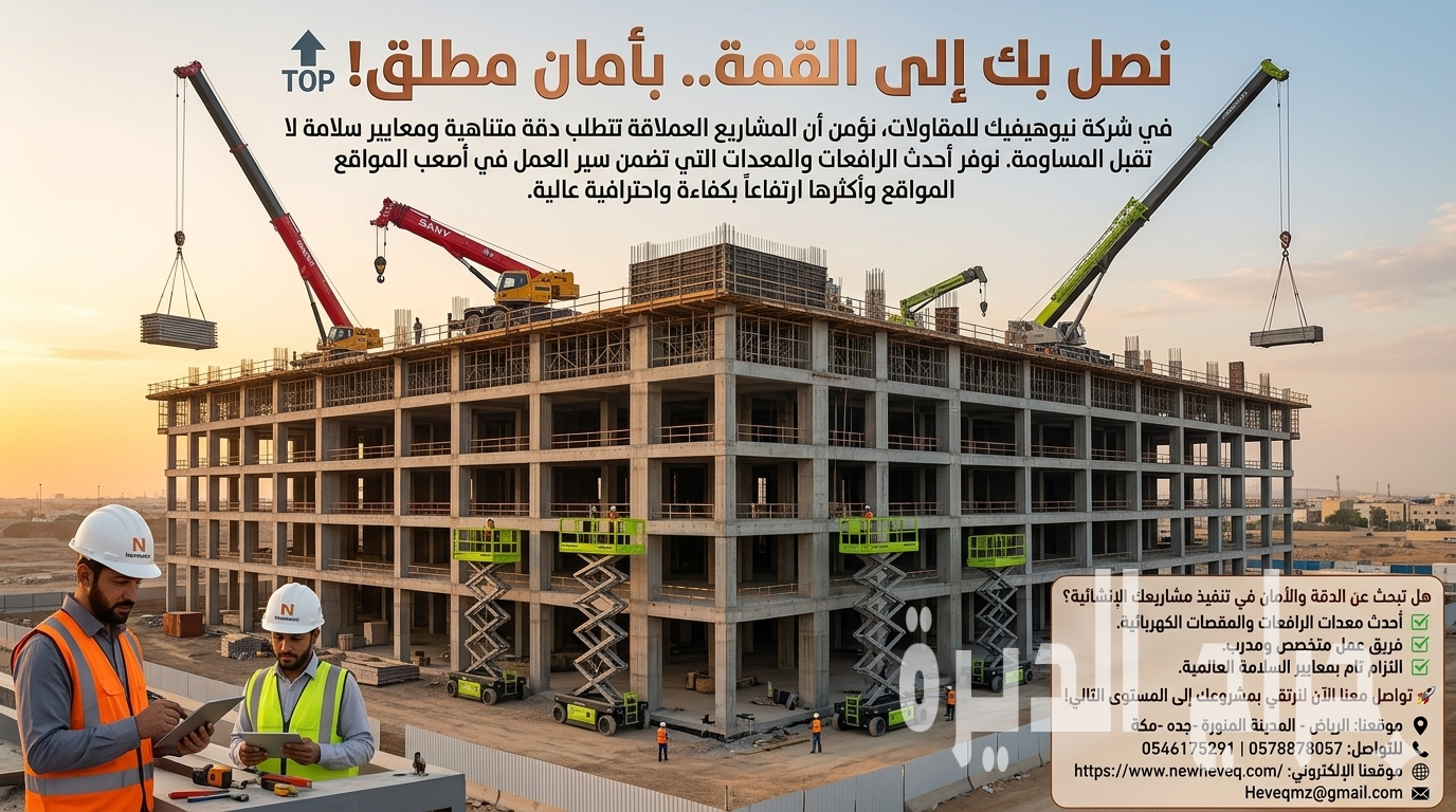 شركة نيوهيفيك للمقاولات وتأجير المعدات الثقيل