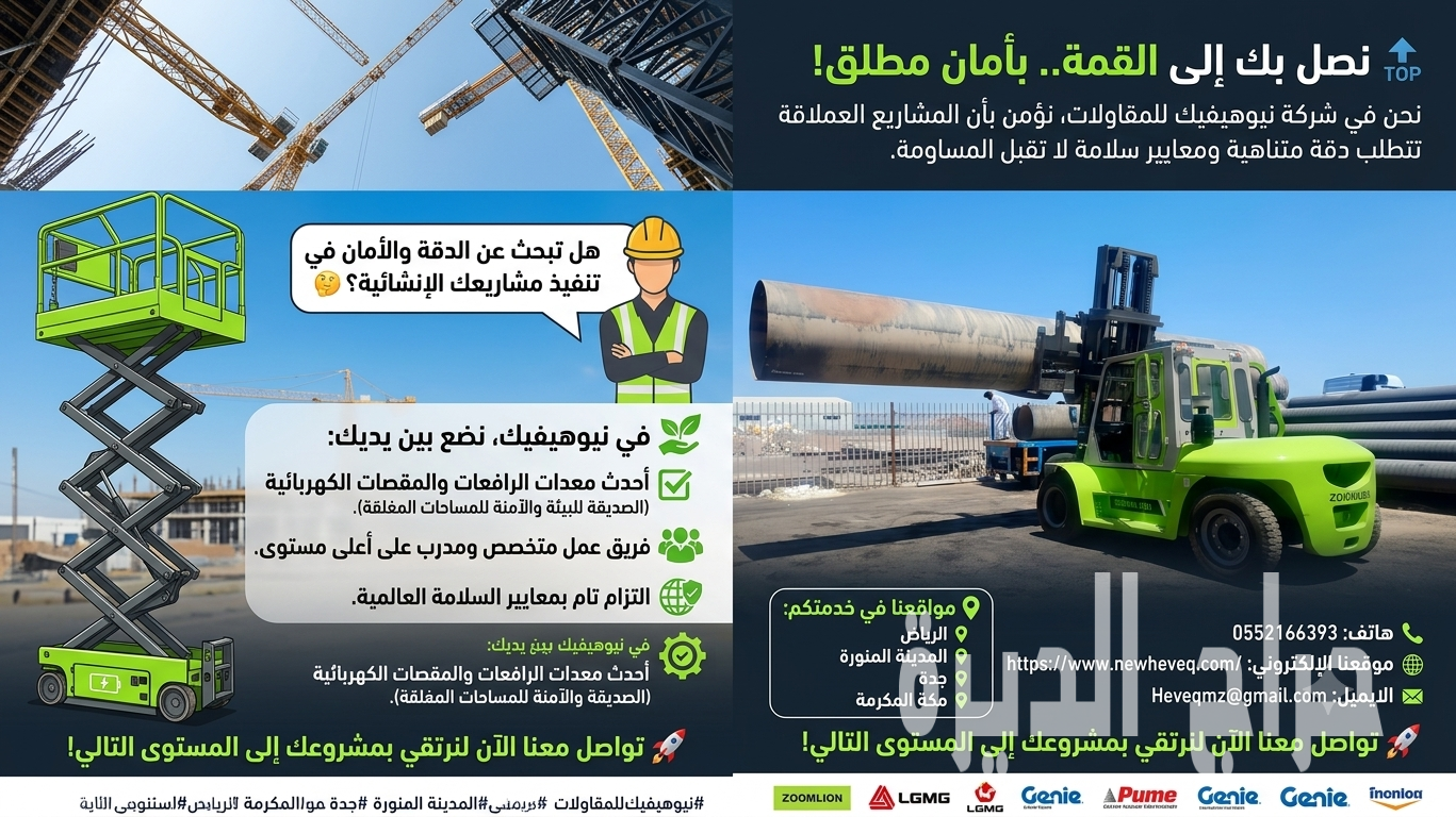 شركة نيوهيفيك للمقاولات وتأجير المعدات الثقيل